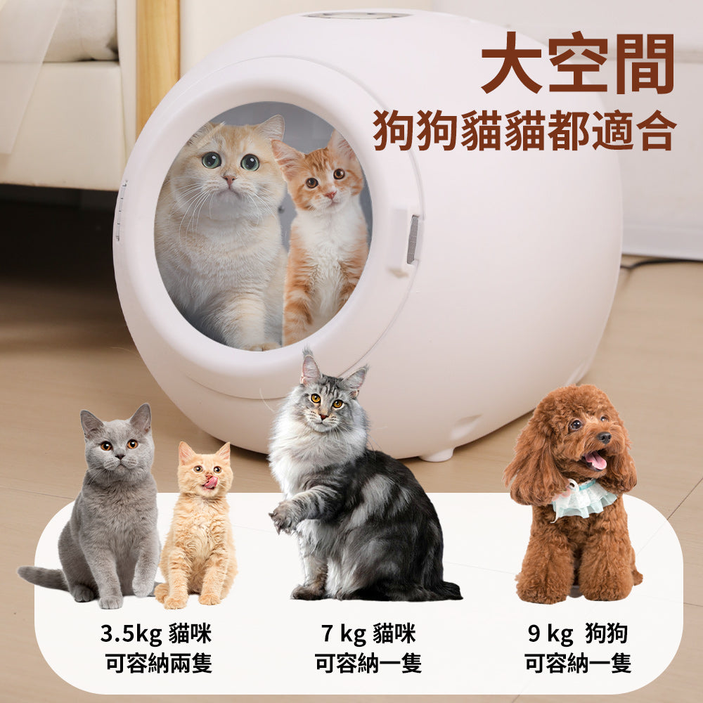 Portable pet drying box PD6